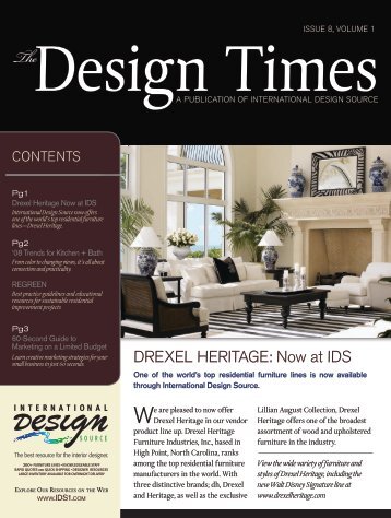 DREXEL HERITAGE: Now at IDS - International Design Source