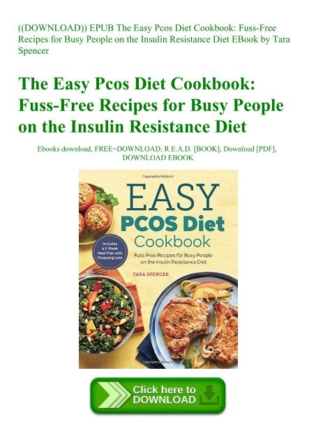 DOWNLOAD)) EPUB The Easy Pcos Diet Cookbook Fuss-Free Recipes for ... DOWNLOAD)) EPUB The Easy Pcos Diet Cookbook Fuss-Free Recipes for ...