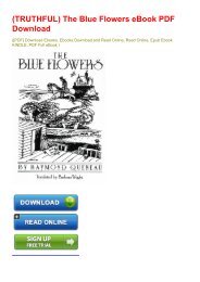 (TRUTHFUL) The Blue Flowers eBook PDF Download