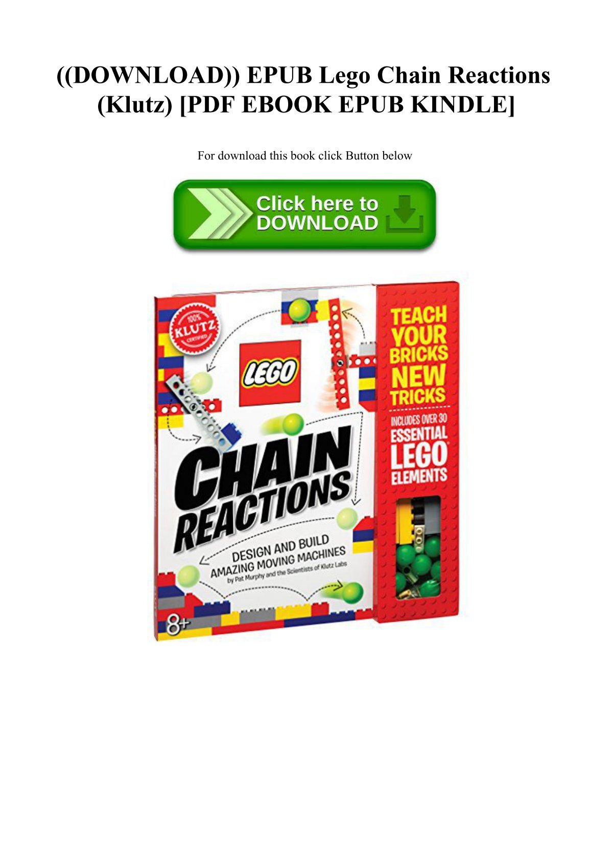 Lego chain reactions online instructions