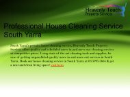 Professional House Cleaning Service in South Yarra