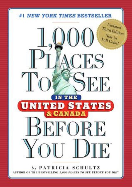 (MEDITATIVE) 1,000 Places to See in the United States and Canada Before You Die eBook PDF Download