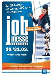 Der Messe-Guide zur 13. jobmesse oldenburg