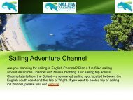 Best Sailing Adventure in Channel