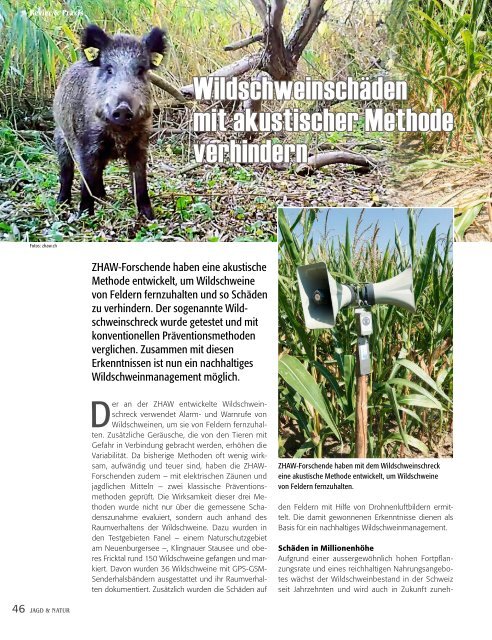 Jagd & Natur Ausgabe April 2019 | Vorschau