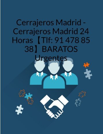 Cerrajeros Baratos Madrid