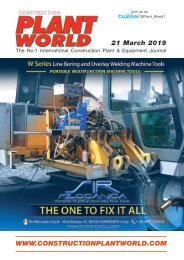 Construction Plant World 21st March 2019
