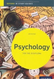 SHELF 9780198389965, IB Psychology Study Guide SAMPLE40