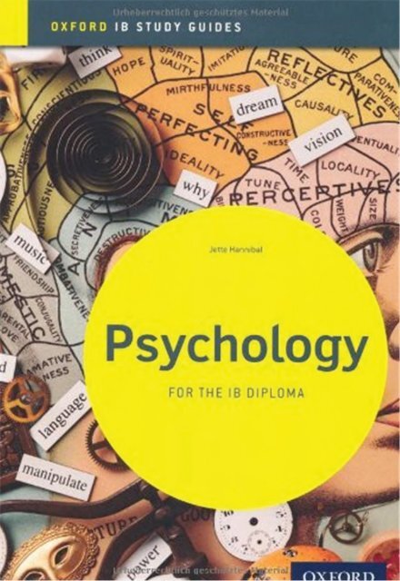 SHELF 9780198389965, IB Psychology Study Guide SAMPLE40