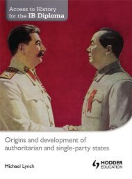 SHELF 9781444156447, Access to History for the IB Diploma Origins and Development of Single-Party States SAMPLE40