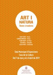 EXPOSICIÓN ART Y NATURA Donnes creadores