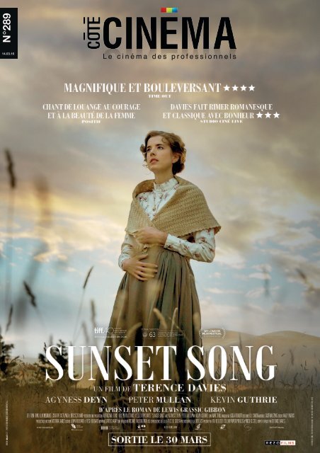 Côté Cinéma n°289 - mars 2016