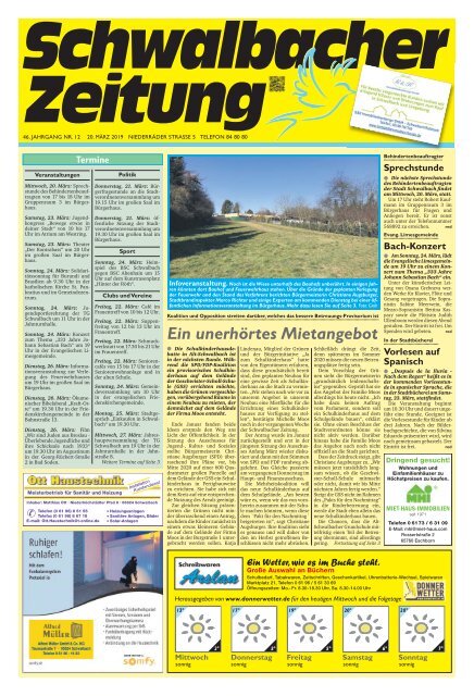 Schwalbacher Zeitung