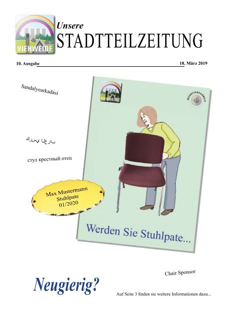 10. Ausgabe der Stadtteilzeitung Viehweide 