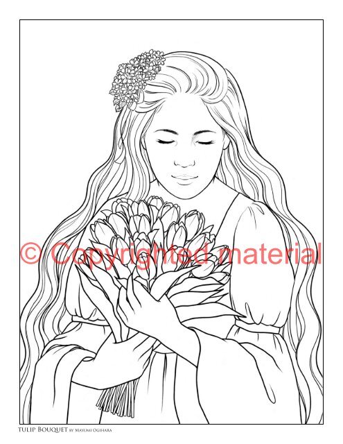 FAEsthetics: Flower Maidens Coloring Book