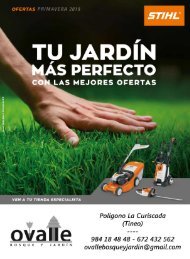 OFERTAS STIHL PRIMAVERA-VERANO 2019