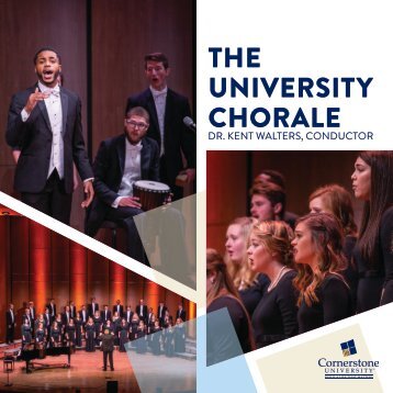Cornerstone University Chorale Tour Spring 2019
