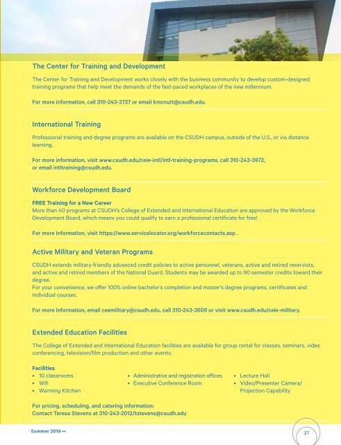 Summer 2019 CSUDH Extended Education Catalog (Interactive)