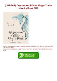 -UPBEAT-Depression--Other-Magic-Tricks-ebook-eBook-PDF