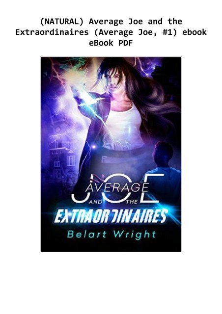Download Average Joe And The Extraordinaires Average Joe 1 By Belart Wright
