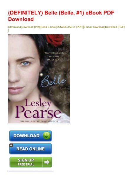Definitely Belle Belle 1 Ebook Pdf Download
