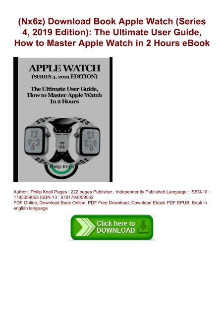 apple watch series 4 user guide download