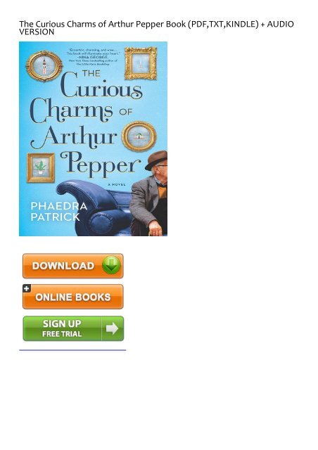 (RECOMMEND) The Curious Charms of Arthur Pepper eBook PDF Download