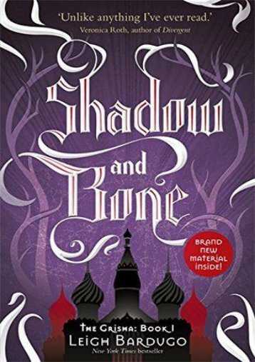 (RECOMMEND) Shadow and Bone (Shadow and Bone, #1) eBook PDF Download