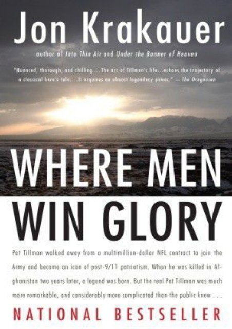 (GRATEFUL) Where Men Win Glory: The Odyssey of Pat Tillman eBook PDF Download