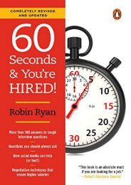 Read-E-book-60-Seconds-and-You-re-Hired--Revised-Edition-by-Robin-Ryan-PDF-EPUB-KINDLE-