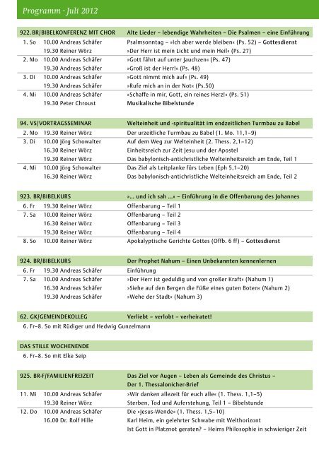 Gemeindemitteilungen - Bibelkonferenzstätte Langensteinbacher  ...