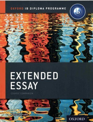 9780198377764, Extended Essay Course Book DLK