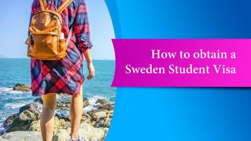 How to obtain a Sweden Student Visa