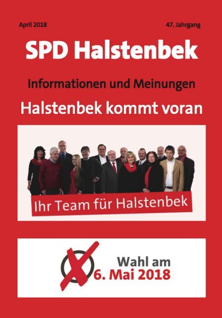 SPD Halstenbek – Informationen & Meinungen April 2018