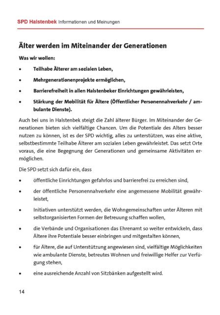 SPD Halstenbek – Informationen & Meinungen April 2018