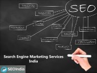 Search Engine Marketing Services in India - Seoindia