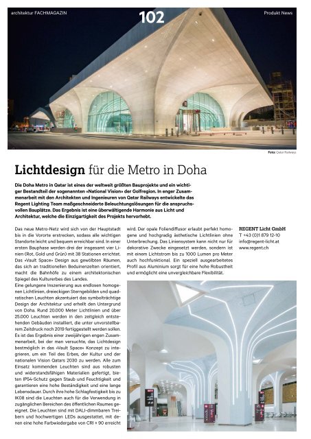 architektur Fachmagazin Ausgabe 2  2019