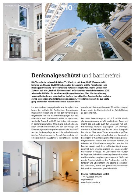 architektur Fachmagazin Ausgabe 2  2019