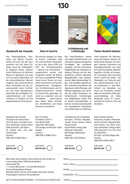 architektur Fachmagazin Ausgabe 2  2019