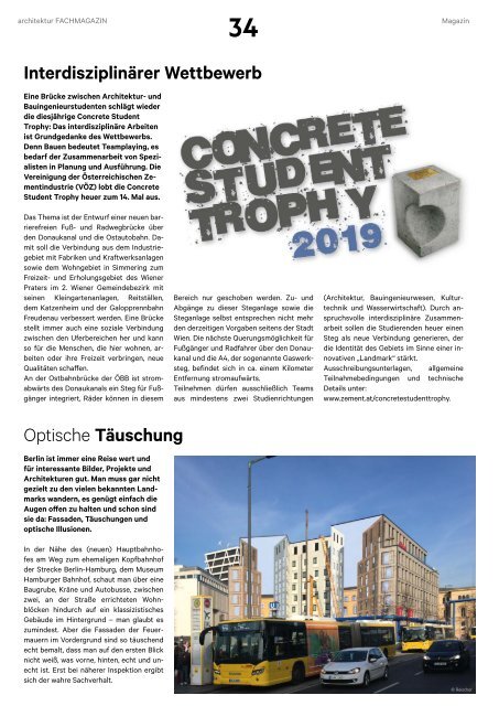 architektur Fachmagazin Ausgabe 2  2019