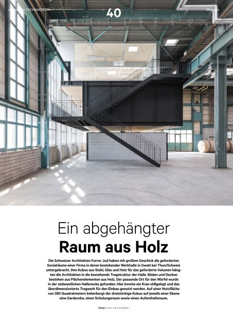 architektur Fachmagazin Ausgabe 2  2019