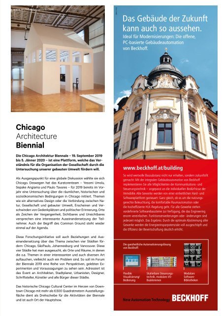architektur Fachmagazin Ausgabe 2  2019