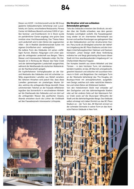 architektur Fachmagazin Ausgabe 2  2019