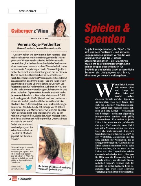 s'Magazin usm Ländle, 24. März 2019