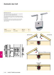 Sliding door fitting Vertico Mono Assembly - Hettich