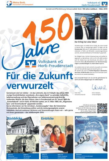 150 Jahre Volksbank eG