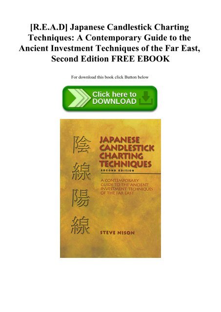 Japanese Candlestick Charting Techniques Second Edition Ebook