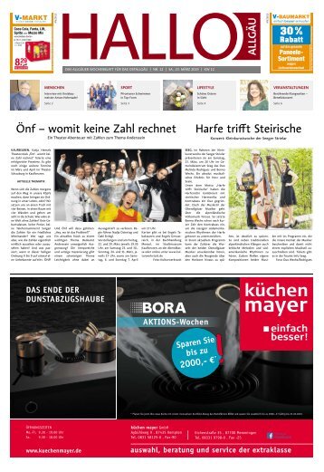 Hallo-Allgäu Kaufbeuren, Ostallgäu vom Samstag, 23.März
