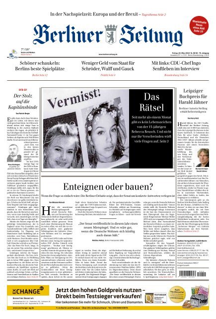 Berliner Zeitung 22.03.2019