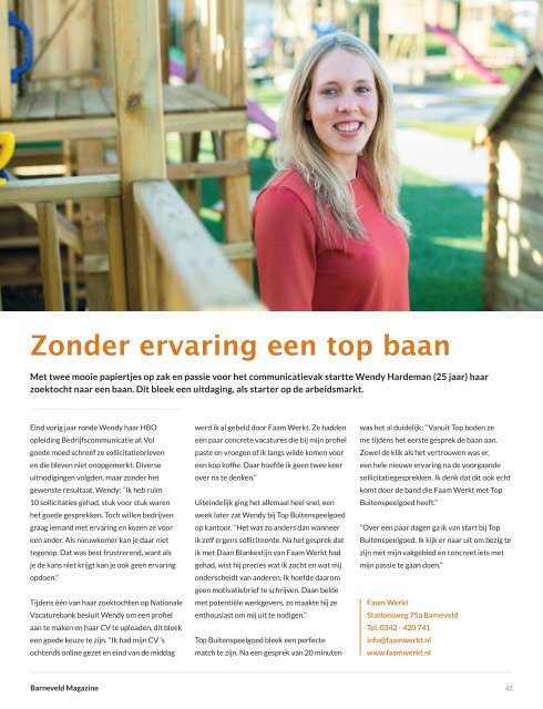 Barneveld Magazine 6e jaargang nummer 1